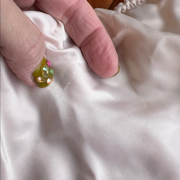 Elegant Cream Lace Trim Women's Intimate ~ Christian Dior NEW YORK PARIS ~ sz 7 - Picture 14 of 17